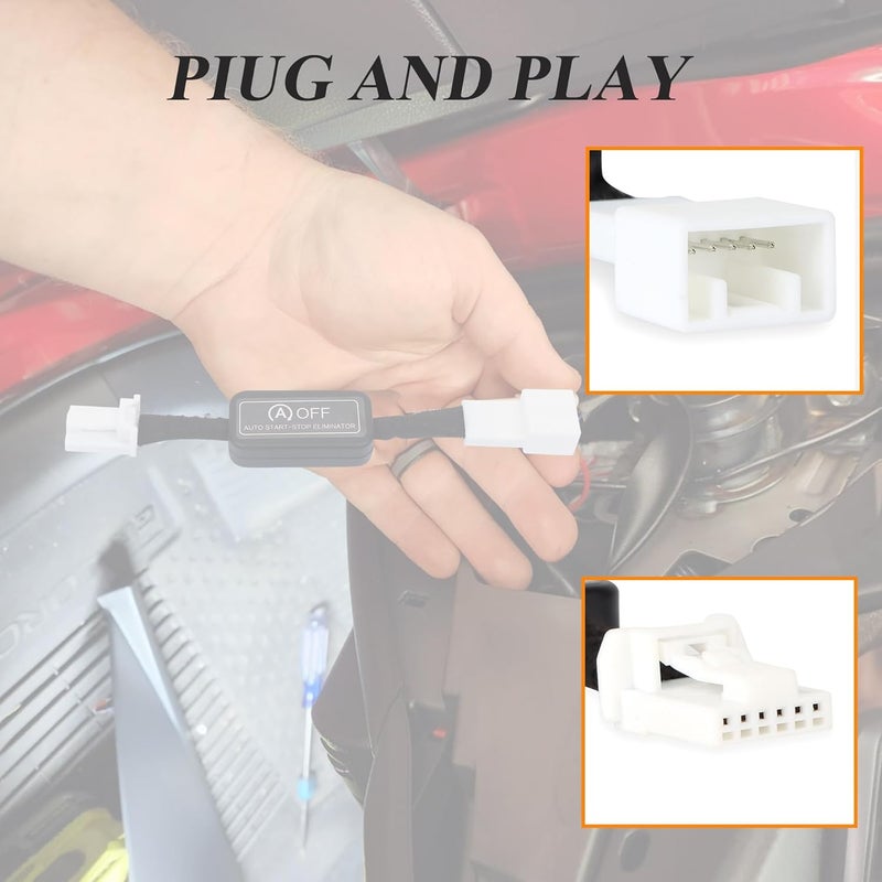 Tectary Auto Start Stop Eliminator Fits for Toyota Tundra 2022-2025/ GR Corolla IMT 2023-2025/ Highlander 2020-2025, Autostop A-Off System Delete/Disabler/Canceller Device - Image 5